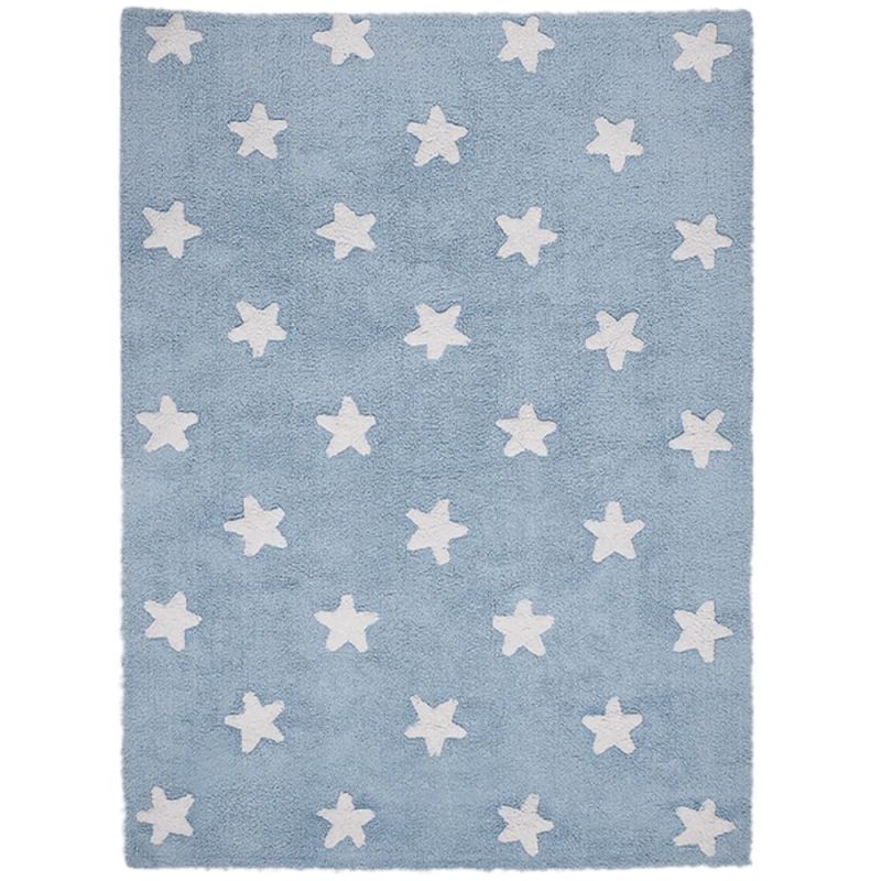 Tapis lavable Etoiles bleu (120 x 160 cm) Lorena Canals