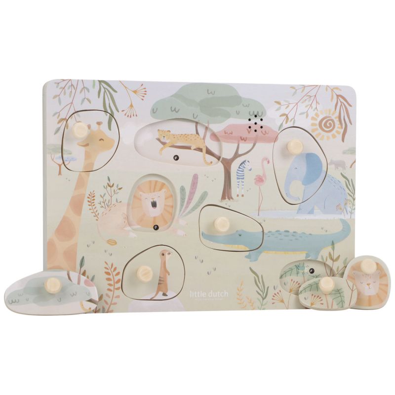 Puzzle sonore en bois Safari Friends Little Dutch Produit 3