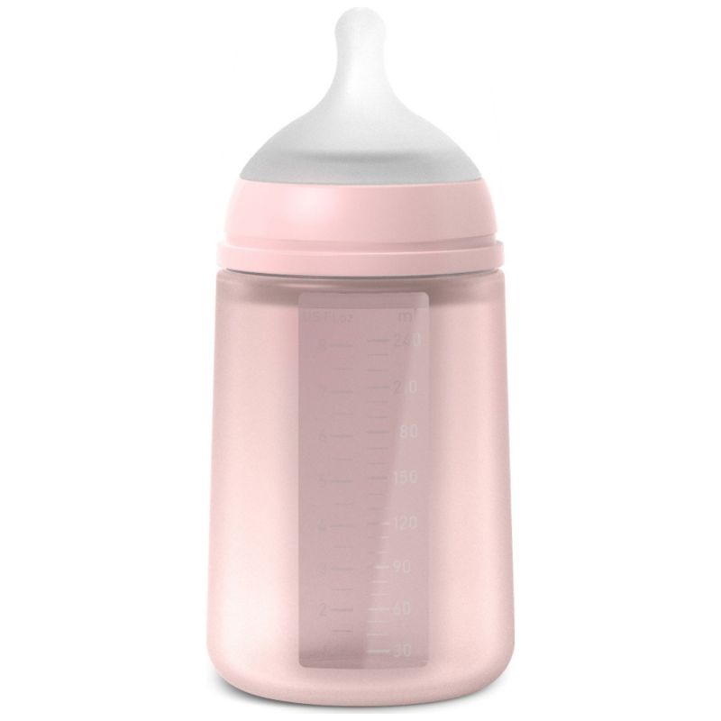 Biberon en silicone Colour Essence Rose (240Ml) Suavinex Produit 3