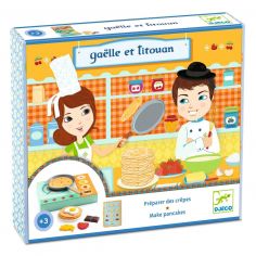 Atelier crêpes Gaëlle et Titouan