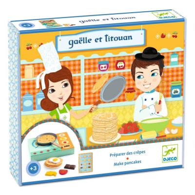 Atelier crêpes Gaëlle et Titouan
