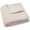 Couverture en polaire Basic Knit Oatmeal (75 x 100 cm) Jollein Produit 1