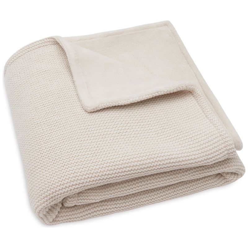 Couverture en polaire Basic Knit Oatmeal (75 x 100 cm) Jollein Produit 1