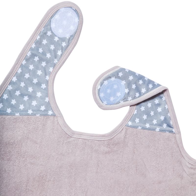 Serviette tablier de bain papillon grise Etoile (108 x 107 cm) Baby to Love Produit 8