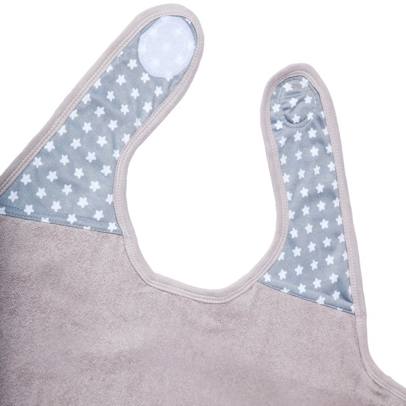 Serviette tablier de bain papillon grise Etoile (108 x 107 cm) Baby to Love Produit 9