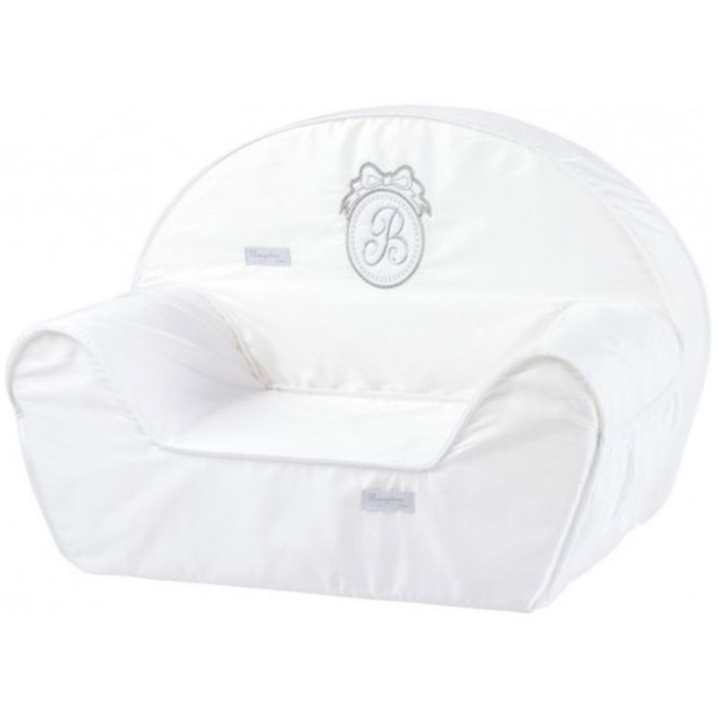 Fauteuil club blanc Pur Maison Nougatine