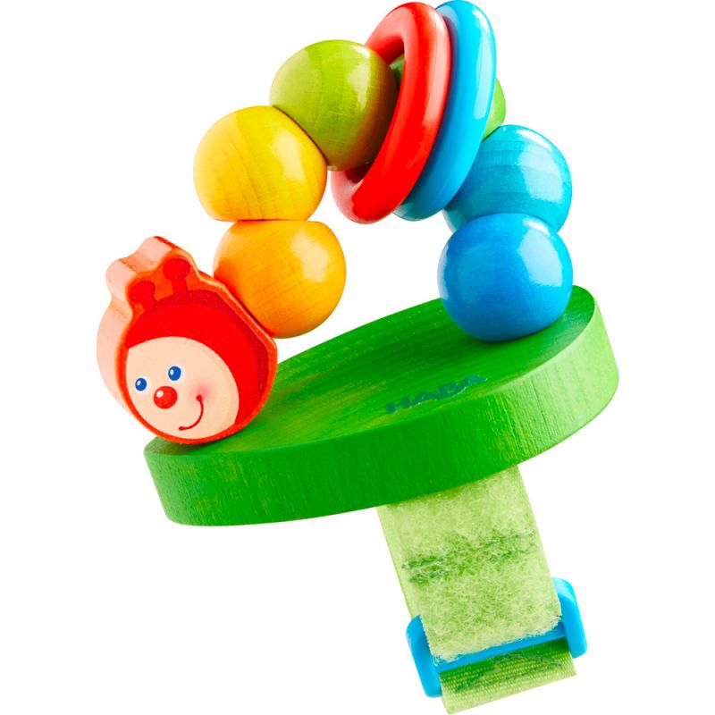 Hochet pour poussette Chenille Haba