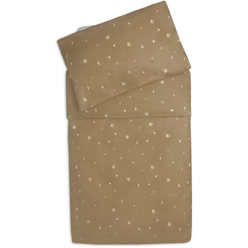 Housse de couette + taie d'oreiller Stargaze Biscuit (100 x 140 cm) Jollein