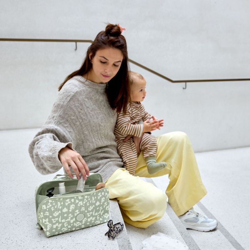 Trousse de toilette Flex Leo kaki clair Lässig Ambiance 2