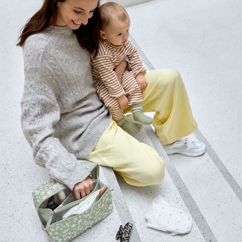 Trousse de toilette Flex Leo kaki clair Lässig Ambiance 6