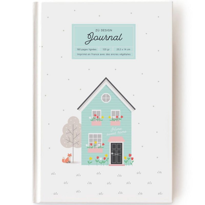 Journal Home sweet home (160 pages lignées) Zü