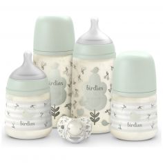Coffret nouveau né Birdies Vert - Suavinex