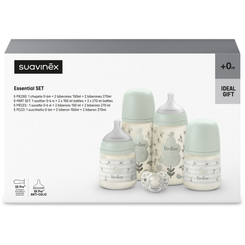 Coffret nouveau né Birdies Vert Suavinex Packaging 8