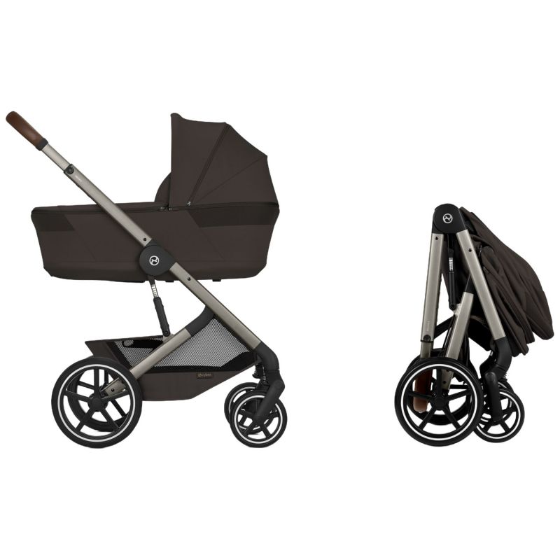 Poussette citadine Balios S 2026 avec nacelle pliable Chocolate Brown Cybex Produit 2