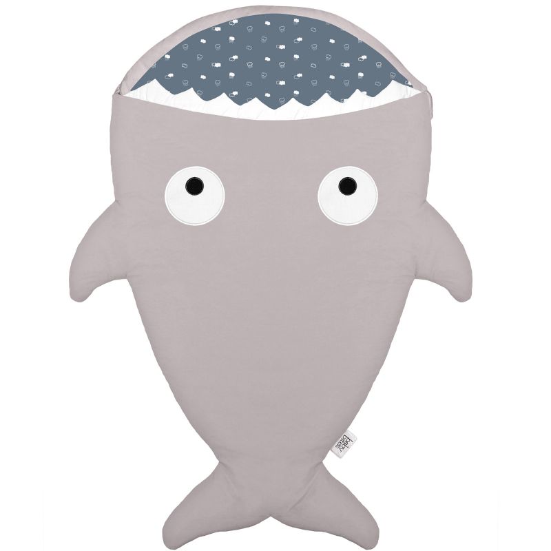 Nid d'ange Requin gris et bleu  (98cm) Baby Bites