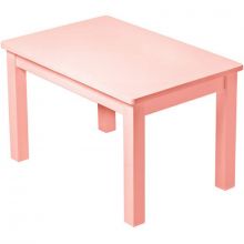 Table d'enfant en bois massif rose poudré  par Pioupiou et Merveilles