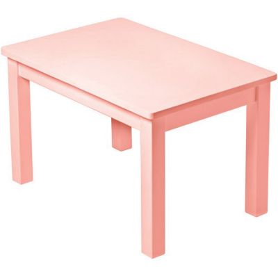Table d'enfant en bois massif rose poudré Pioupiou et Merveilles