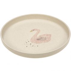 Assiette plate cygne Little Water