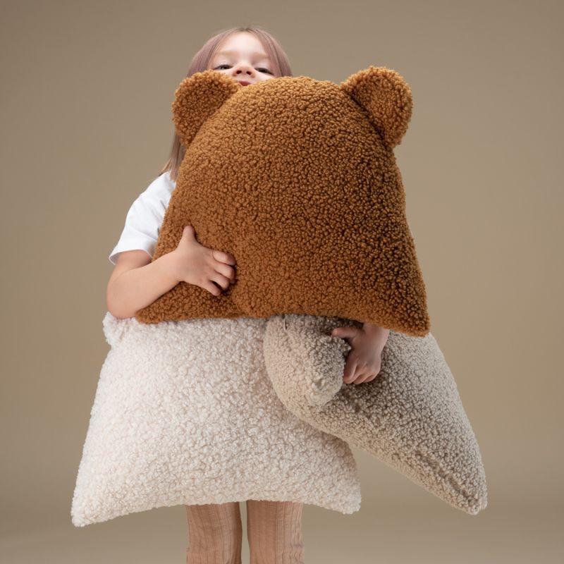 Coussin ours Maple molletonné Wigiwama Ambiance 2