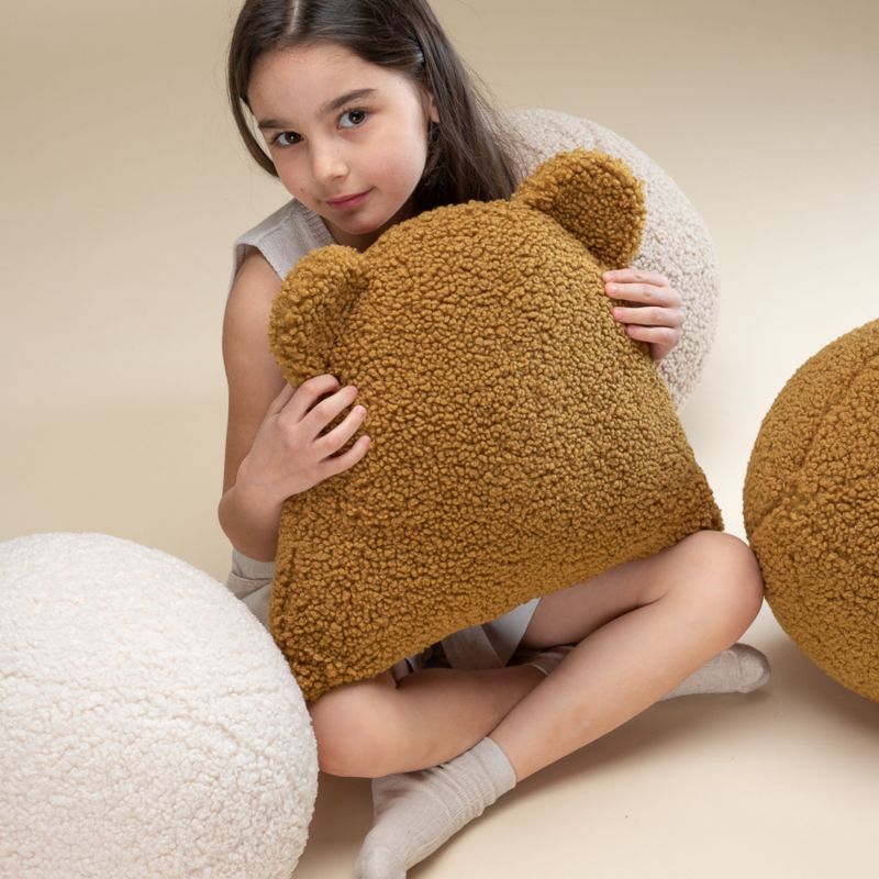 Coussin ours Maple molletonné Wigiwama Ambiance 4
