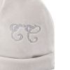 Bonnet de naissance Toile de Jouy gris Tartine et Chocolat Produit 3