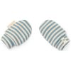 Moufles de naissance à scratch Stone Blue Stripe - Little Dutch
