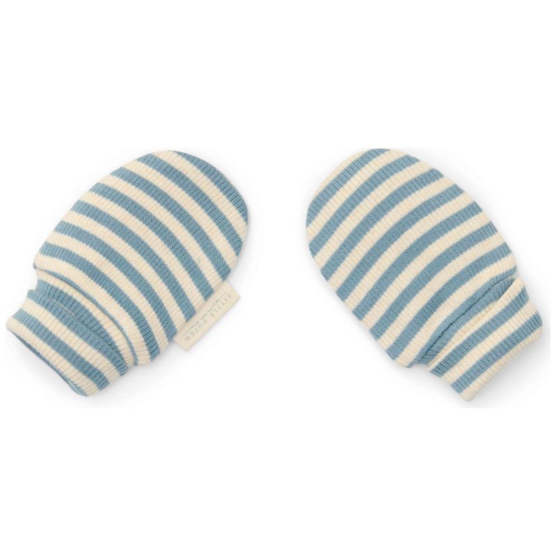 Moufles de naissance à scratch Stone Blue Stripe Little Dutch Produit 2