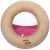 Variation Rose du produit Hochet sensoriel Calm Donut rose de la marque Petit Boum