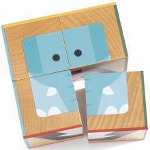 Puzzle cubes CubaBasic (4 cubes)  par Djeco