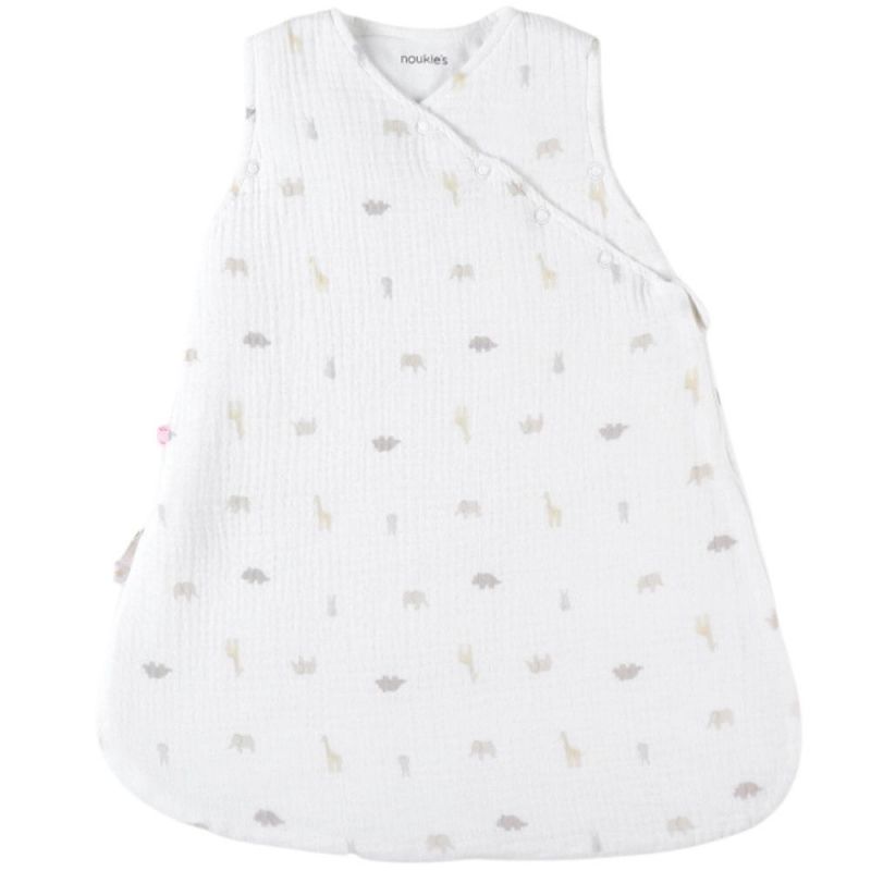 Gigoteuse en mousseline ouatinée mini animaux TOG 2 (100 cm) Noukie's
