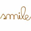 Déco murale Smile en tricotin (coloris personnalisable)  par Charlie & June