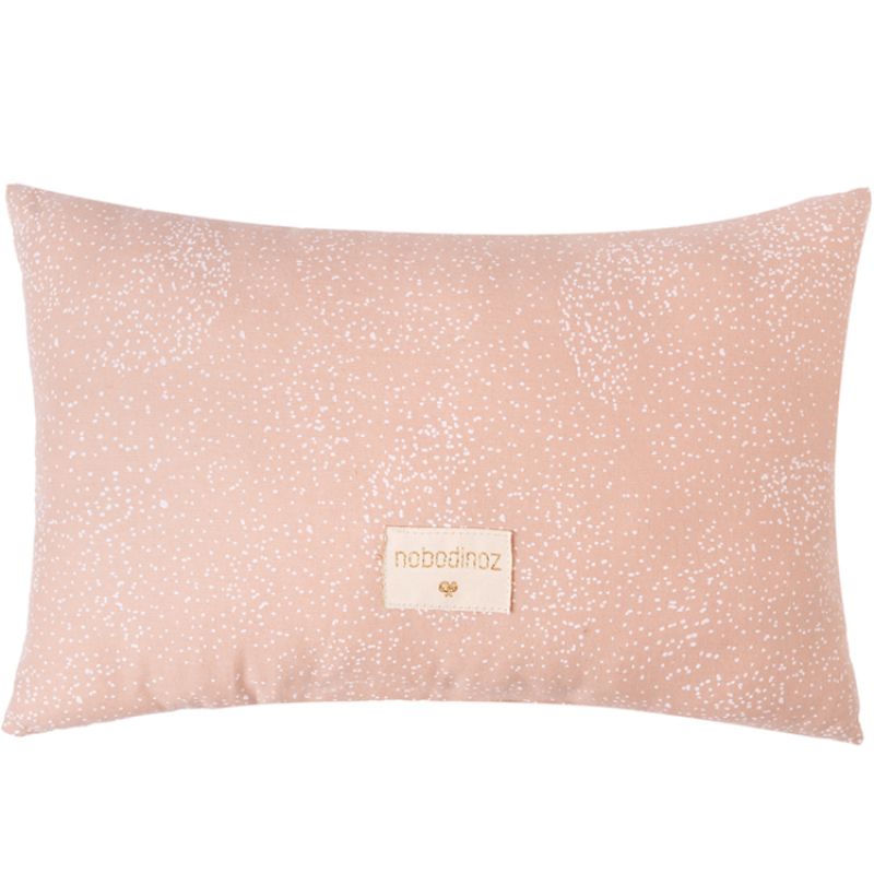 Coussin rectangulaire Laurel White bubble Misty pink (22 x 35 cm) Nobodinoz