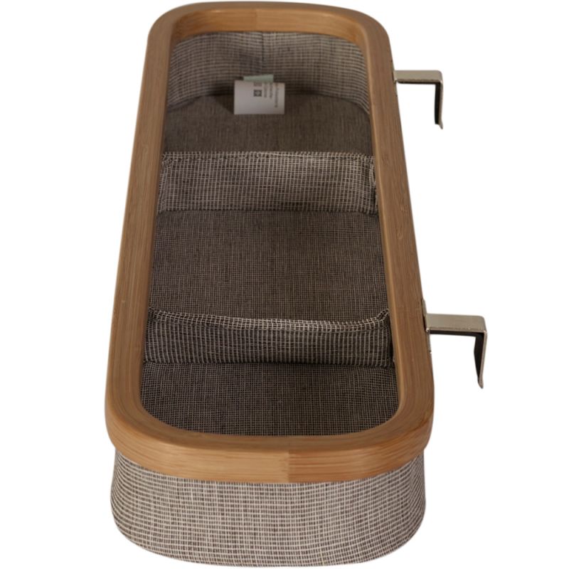 Panier à suspendre pour table à langer Gris-Naturel Quax