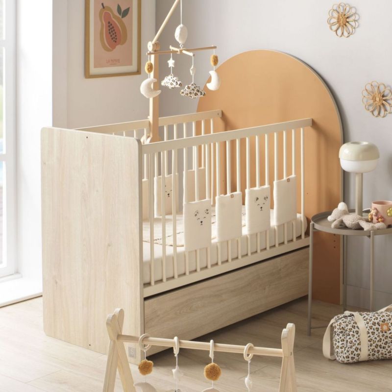 Lit bébé évolutif Arche Caramel (60 x 120 cm) Sauthon mobilier Ambiance 7