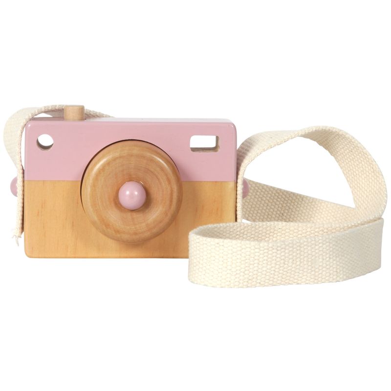 Appareil photo en bois Adventure pink Little Dutch
