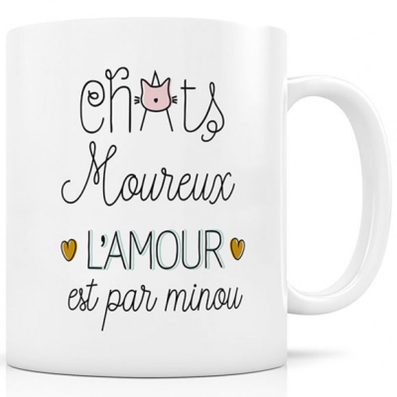 Mug en céramique Chats moureux Créa Bisontine