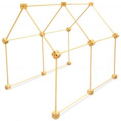 Kit de construction cabane d'intérieur 1001 Cabanes - Pack Libellule 43 pièces - Sarbakane
