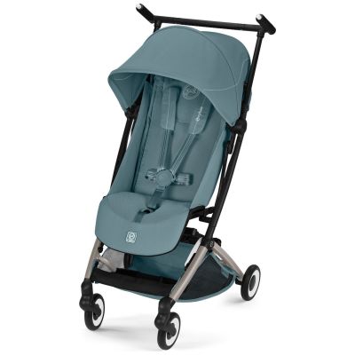 Poussette Ultra Compacte Libelle 2026 châssis Taupe Stormy Blue CYBEX