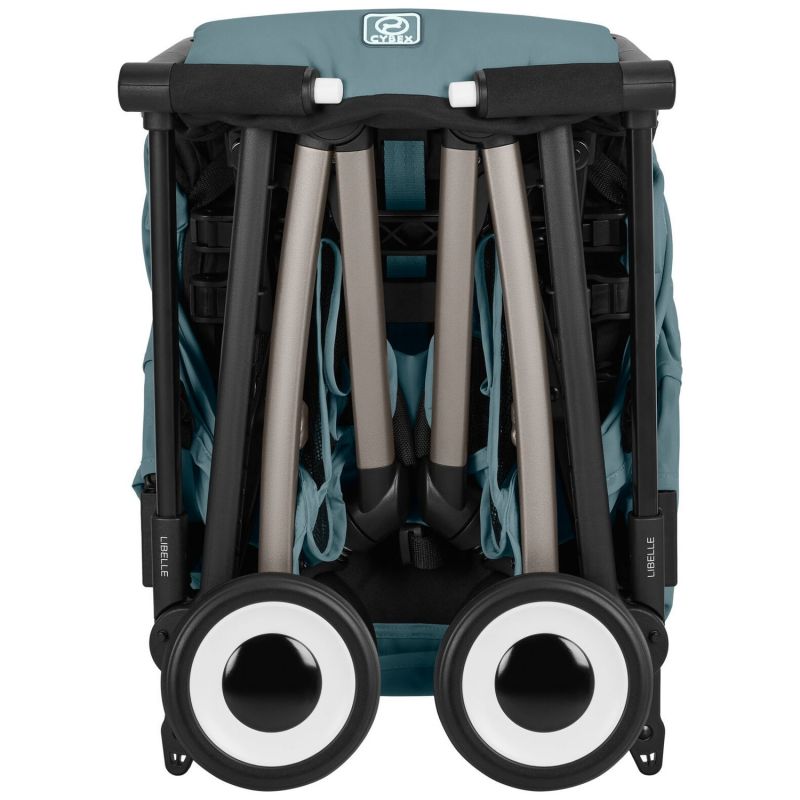 Poussette Ultra Compacte Libelle 2026 châssis Taupe Stormy Blue CYBEX Cybex Produit 7