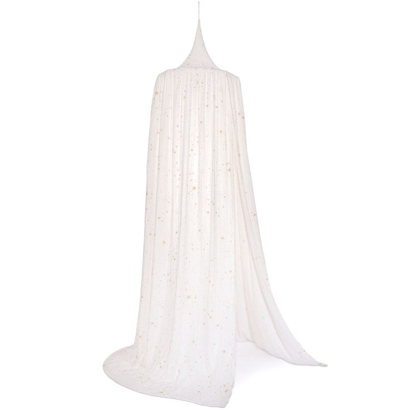 Ciel de lit blanc Amour Gold stella Nobodinoz
