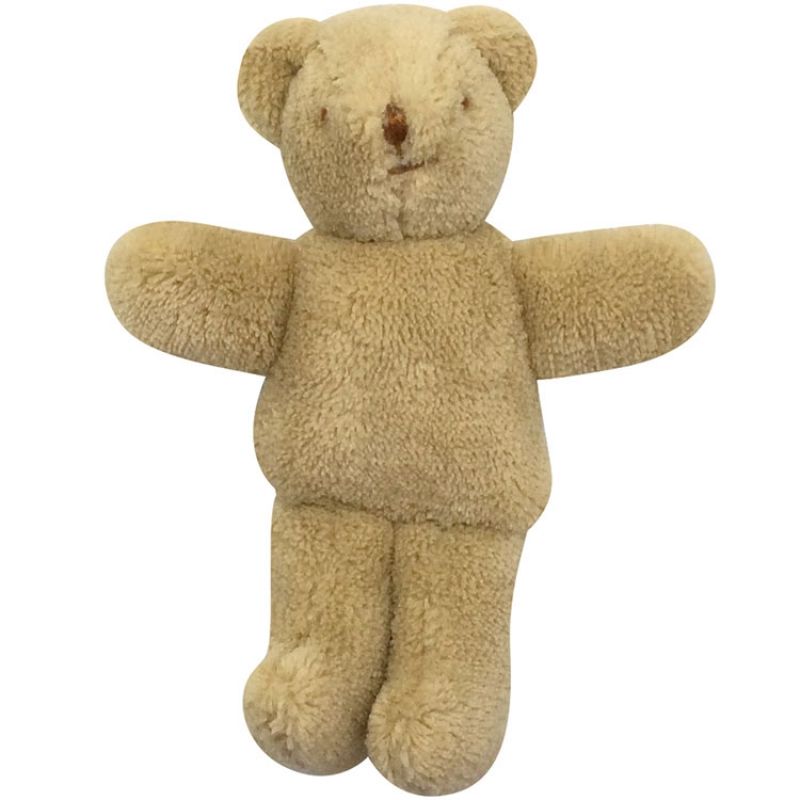 Hochet peluche ours miel (12 cm) Trousselier