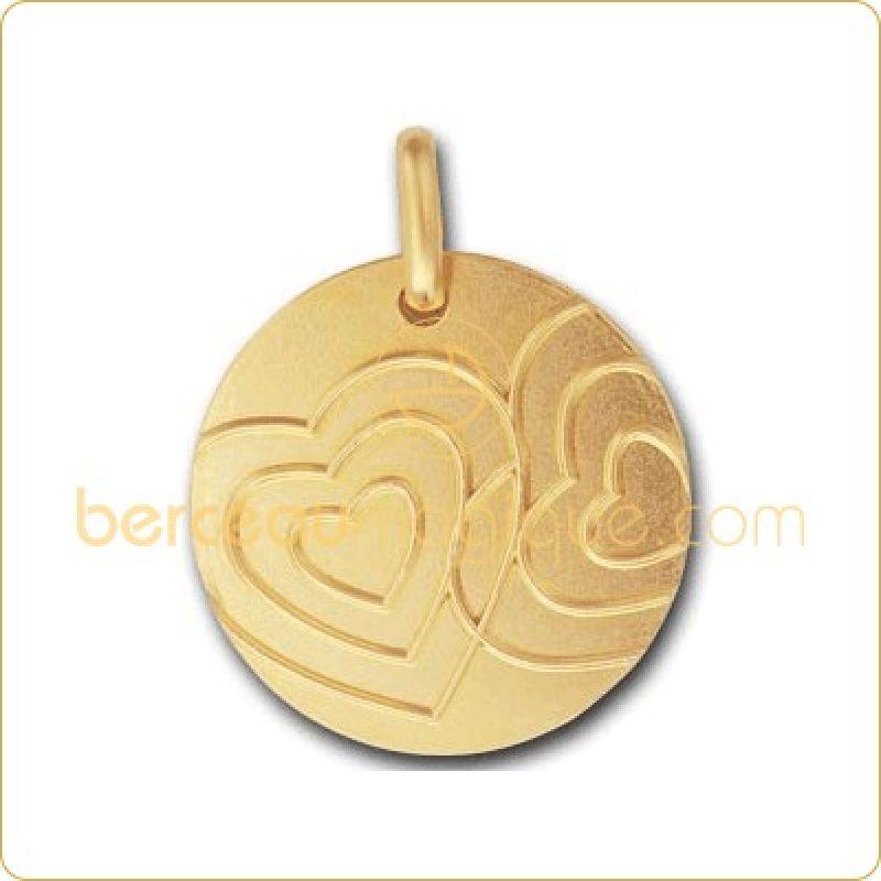 Grande Médaille Comme des Coeurs dans l'eau (or jaune) Monnaie de Paris