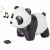 Variation Noir, blanc du produit Luca le Panda Les Animaux Musicaux de la marque Little Big Friends