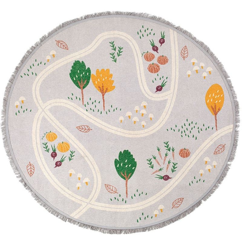 Tapis rond Little Garden (120 cm) Nattiot