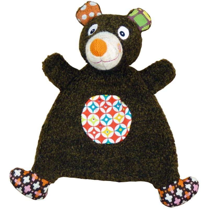 Doudou plat Woodours (27 cm) Ebulobo
