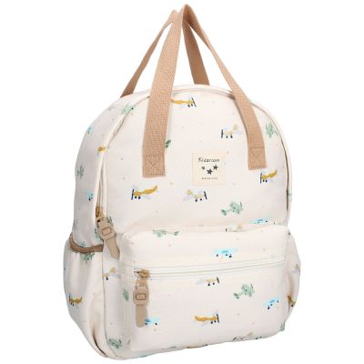 Sac à dos enfant à anses Avions écru