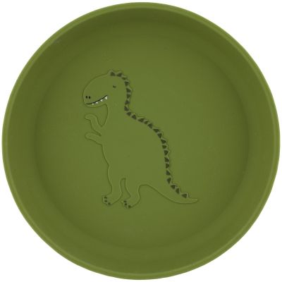 Assiette plate en silicone Mr. Dino
