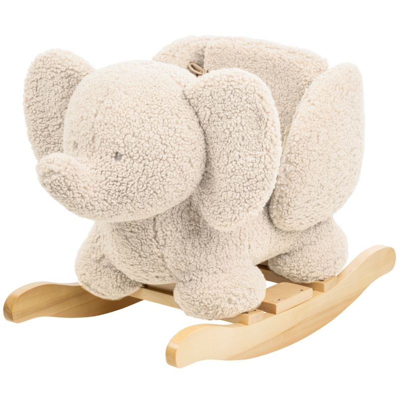 Bascule Teddy Lapidou Eléphant écru Nattou Produit 1 grande taille