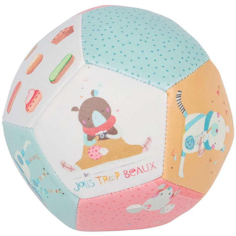 Balle souple Les jolis trop beaux Moulin Roty