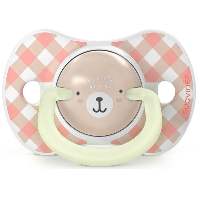 Lot de 2 sucettes symétriques SXPro Wild&Free Night and Day Rose (0-6 mois) Suavinex Produit 3